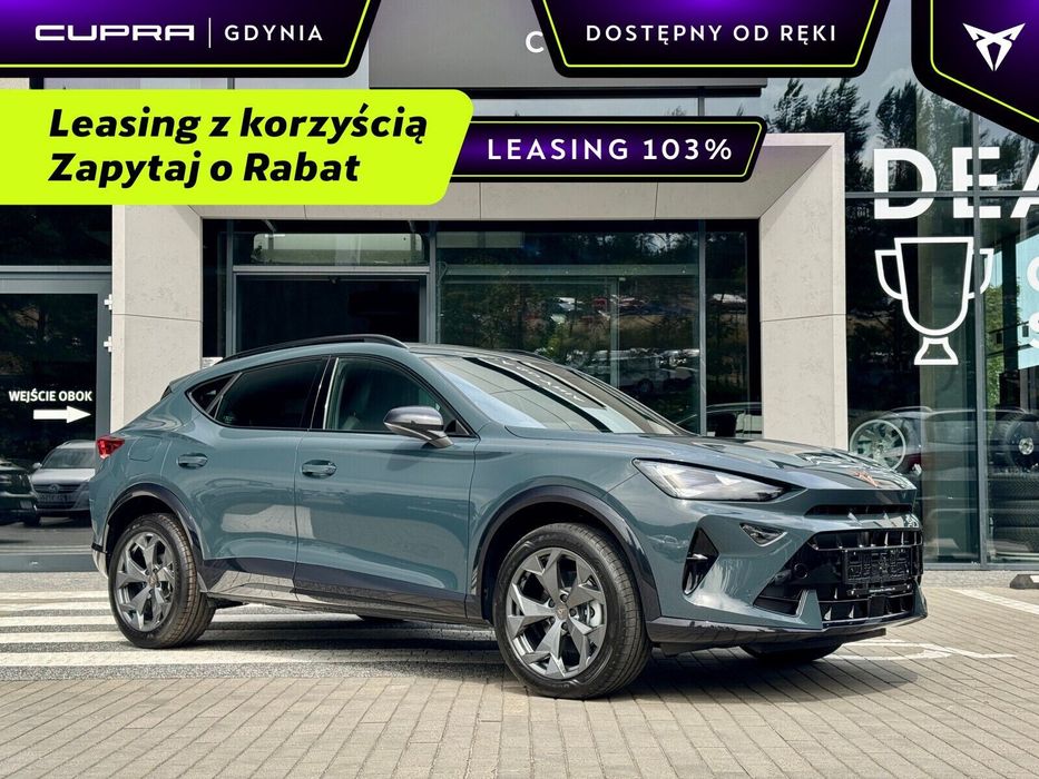 Cupra Formentor Edge, Kamera, alarm, el. klapa, Tempest 18"- RABAT 21000 zł