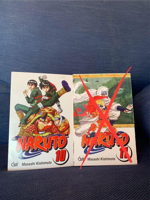 Naruto volumes 1-10 (exceto o 3, 6) - Devir