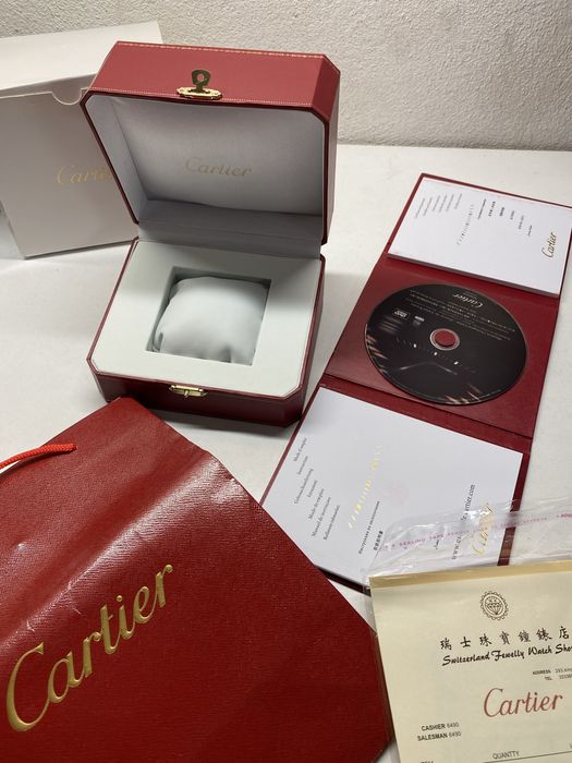 Caixa de Relogio Cartier