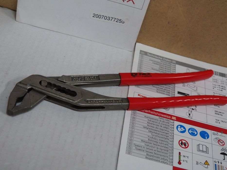 CONNEX szczypce klucz nastawny Knipex Bahco Wurth