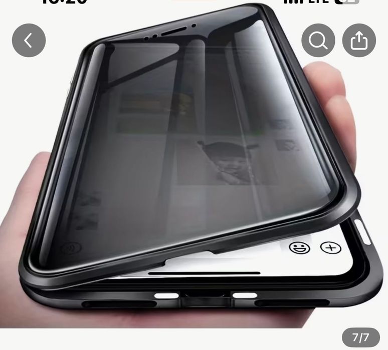 Магнітний кейс , бампер для захисту iphone /15 Pro Max/Ultra-Black