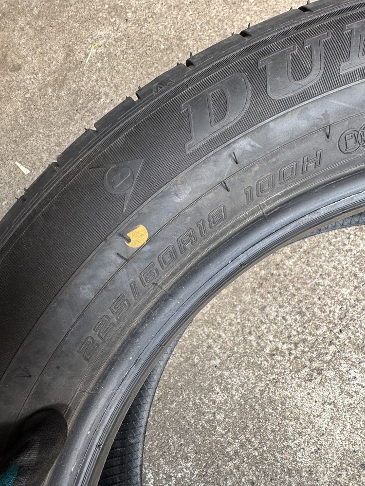 Літні шини Dunlop як нові 225 60 R18 Nissan Rogue Рог X Trail CRV Rav4