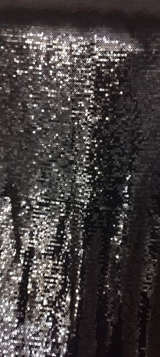 Ткань паеточная цвет черный