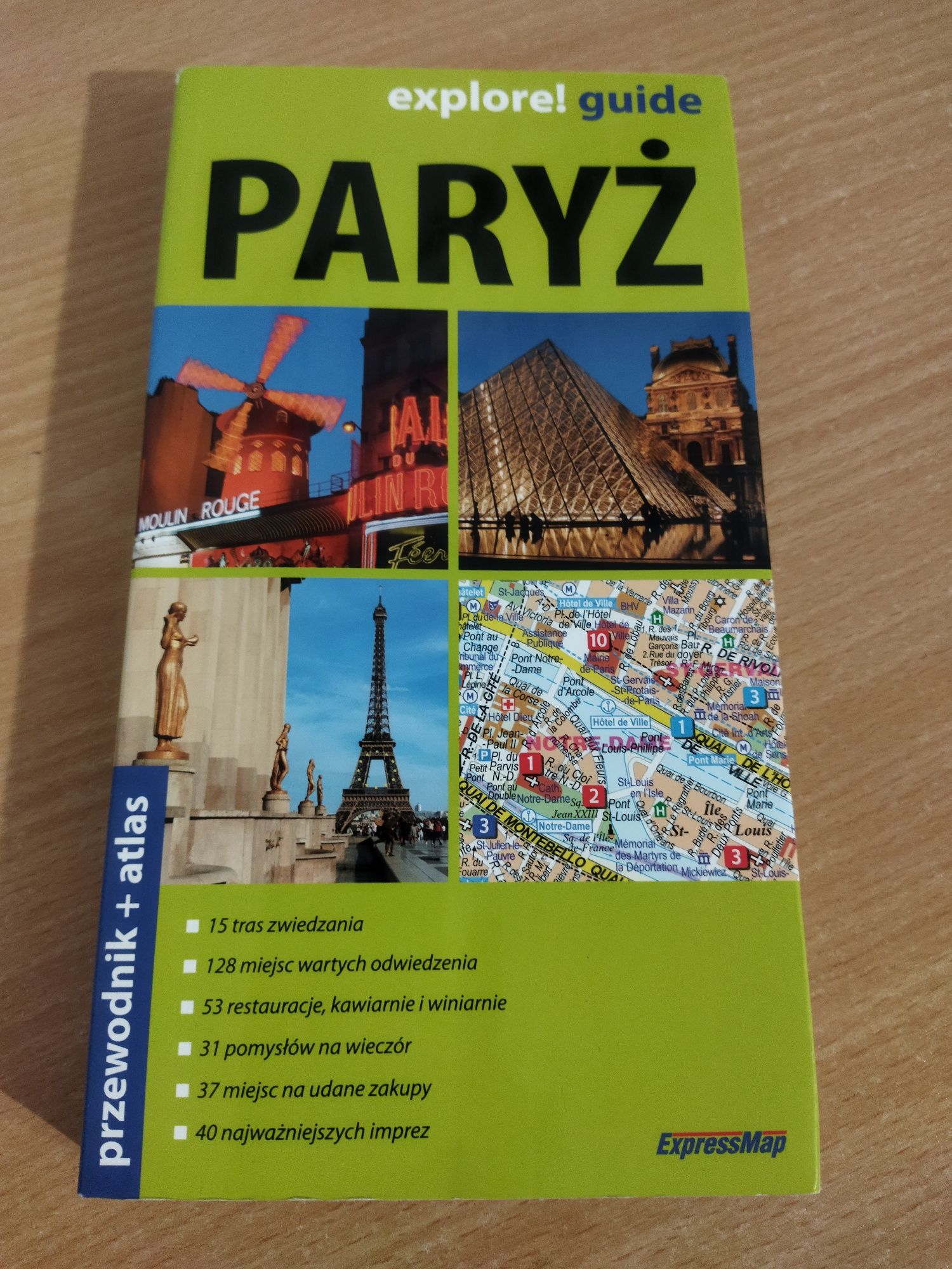 Paryż- przewodnik + atlas