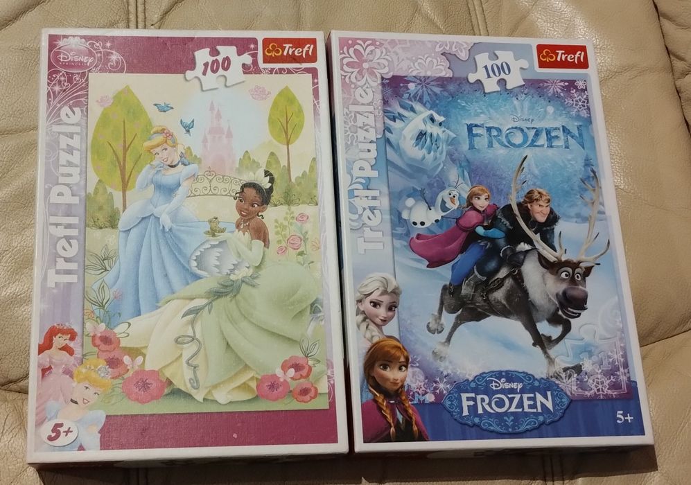 Zestaw puzzli Frozen Księżniczki 100 el.