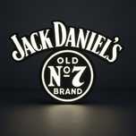 Sprzedam unikatową lampkę z kultowym logo Jack Daniel's Old No. 7.