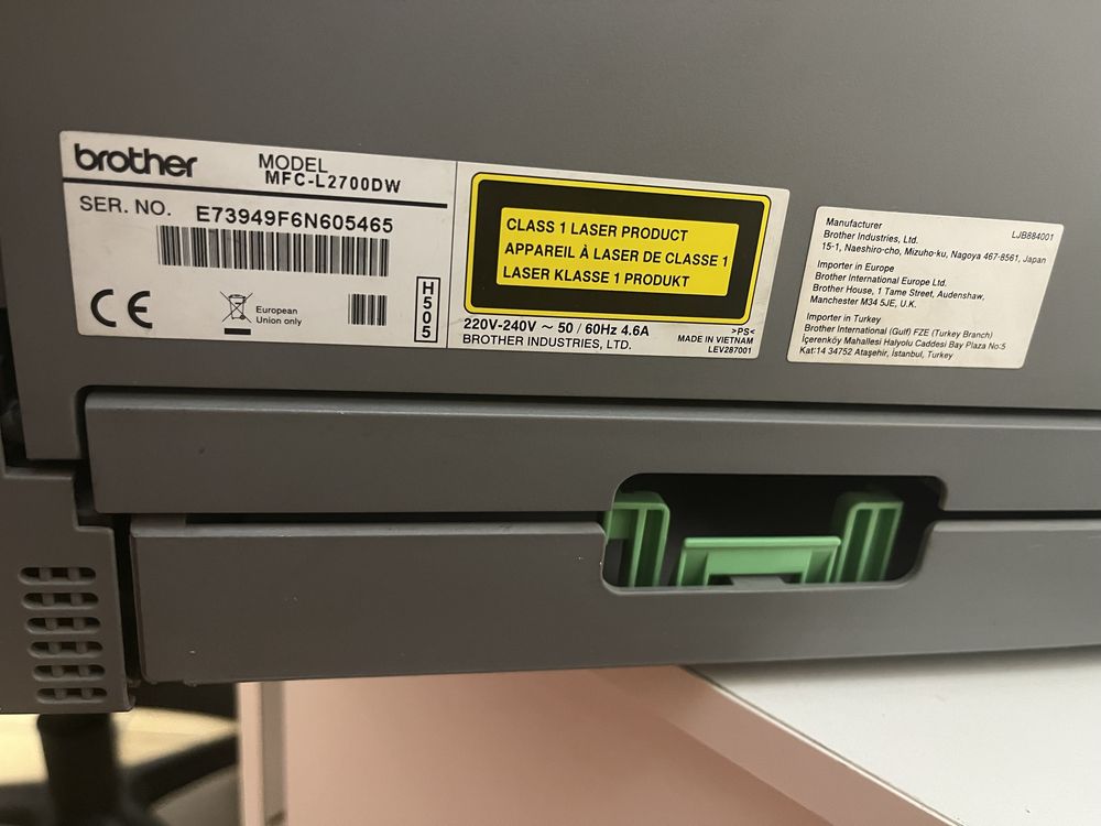 Drukarka wielofunkcyjna Brother MFC L-2700DW wifi