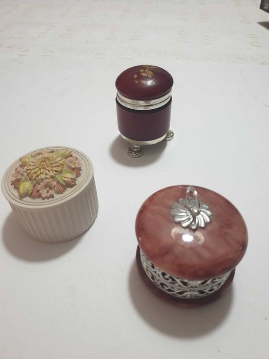 Caixas de coleção antigas