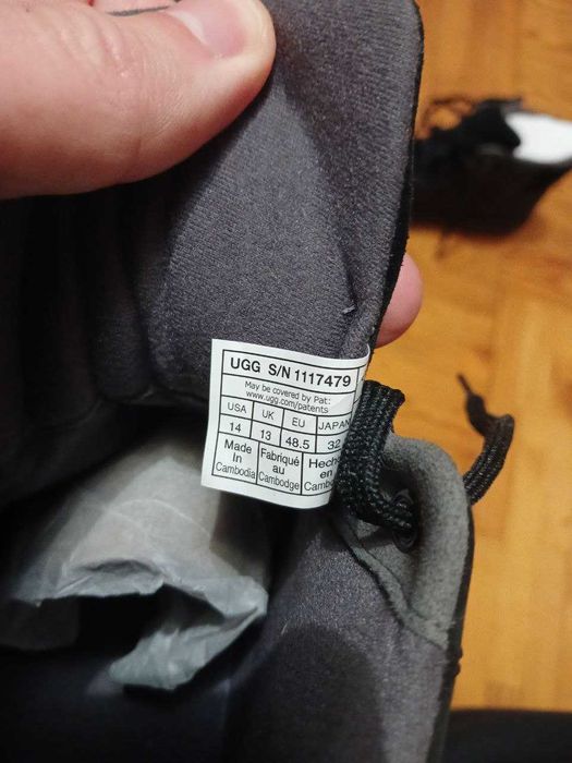 UGG Угги ботинки новые 14usa 32см 48.5