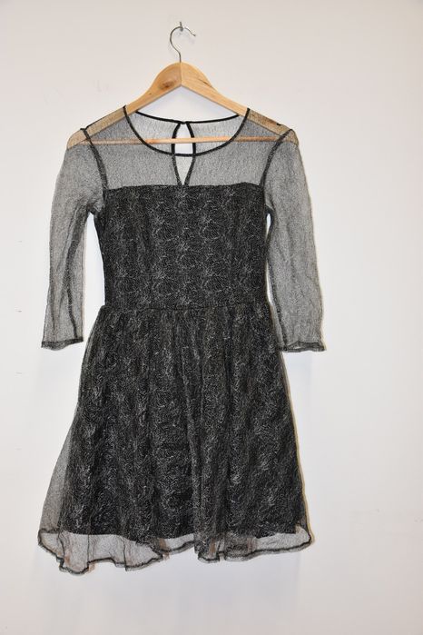 Sukienka XS mohito dark boho rock