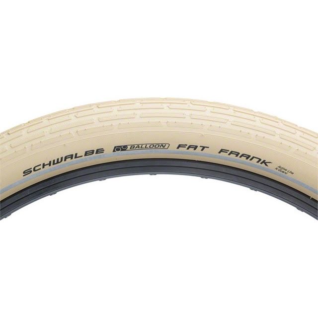 2 pneus Schwalbe Fat Frank 26 x 2.35 Creme Novos