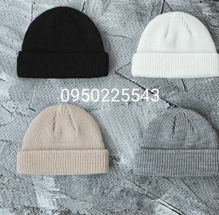 РАСПРОДАЖА Шапка "X" Polo ,Леон,бини,шапка короткая beanie шапка бини