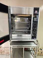 Rożeń obrotowy do kurczaków Ubert RT506DE | 6 kW | 30 kurczaków | 400V