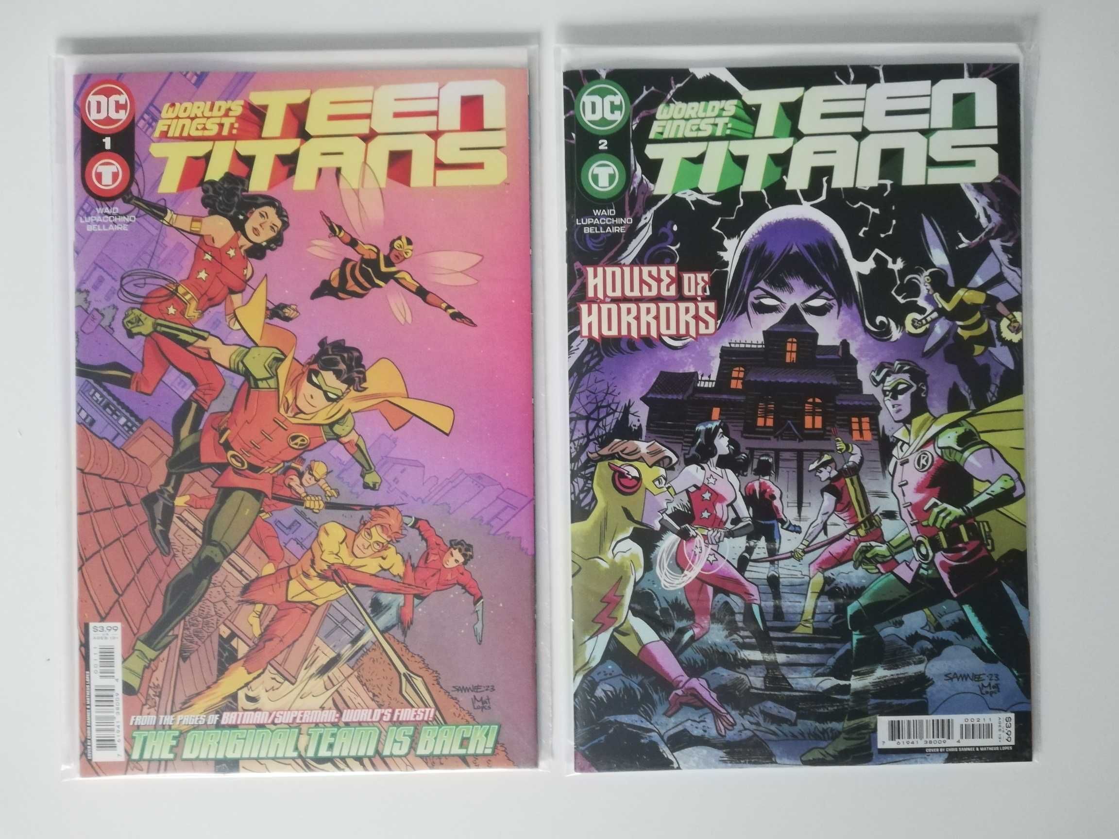 Teen Titans Worlds Finest #1 i #2 CVR A 1st print. Dc Comics ENG.