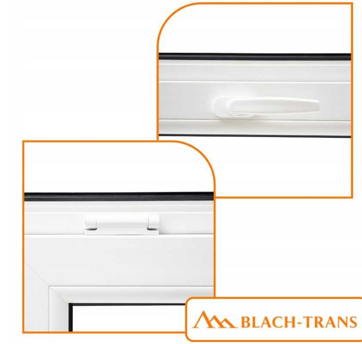 Okno PCV 80x60 Gospodarcze Piwniczne Garażowe Uchylne 800x600 Kolor