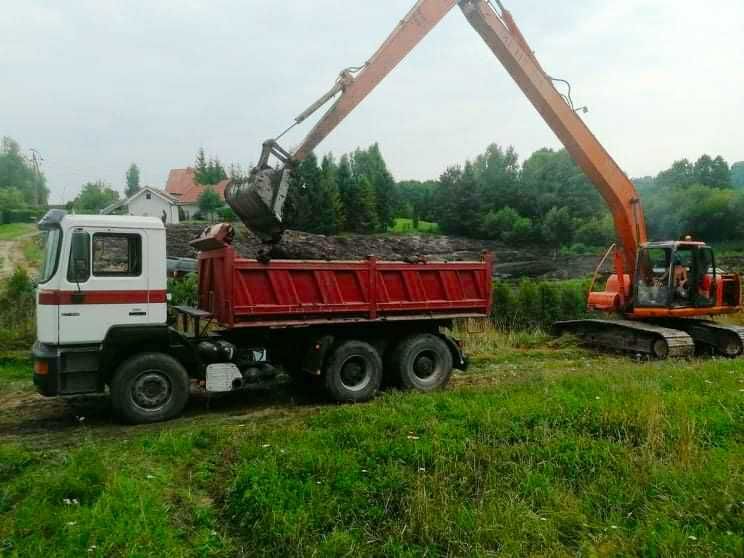 Usługi koparką gąsienicowa 25t, wyburzenia, wykopy, prace ziemne