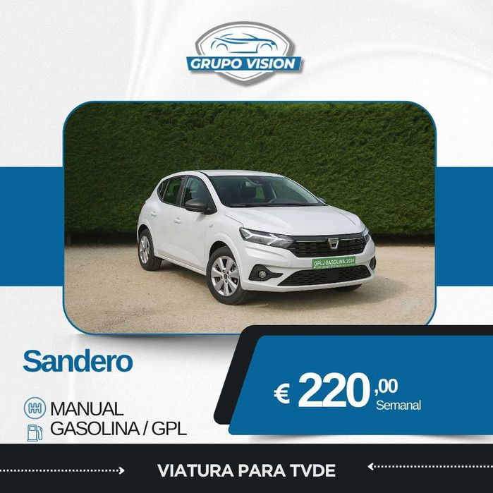 Aluguer de VIATURAS TVDE a partir de 185€ semanais