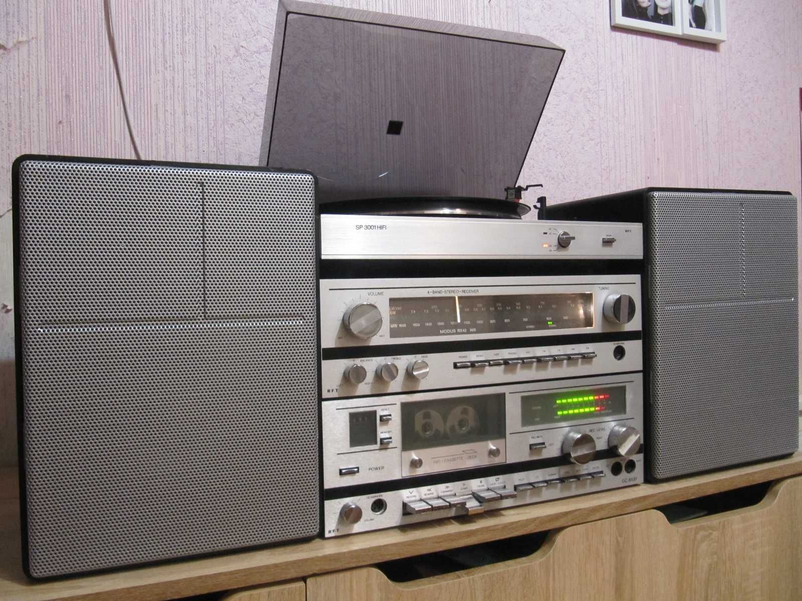 Музична Аудіо Система RFT Germany HI-FI з Програвачем Вінілу *Оригінал