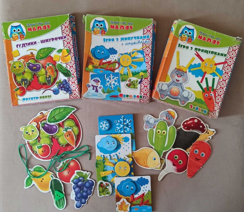 Продам ігри конструктор пазли