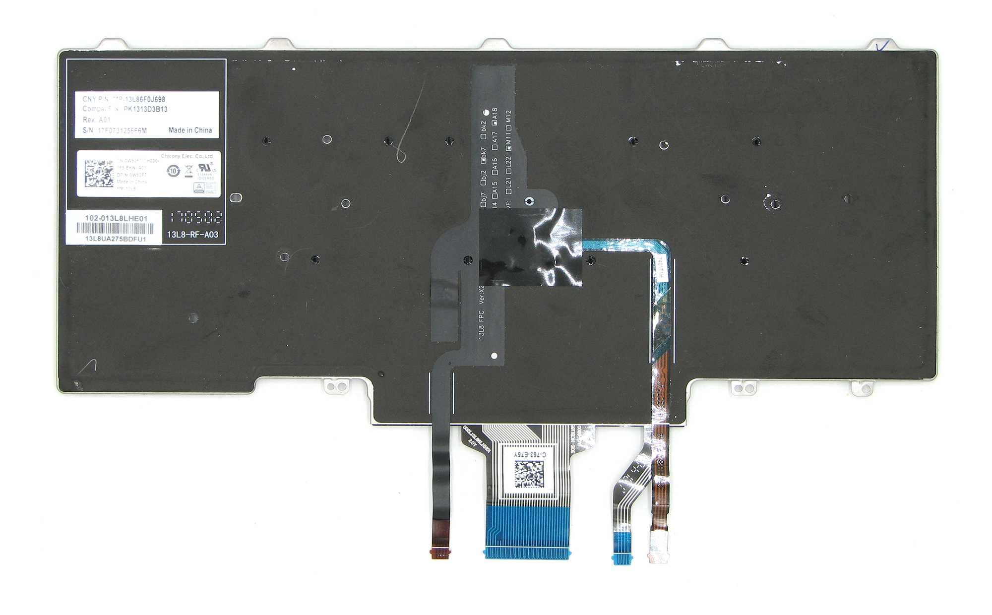 Klawiatura Dell Latitude 7480 0W97F7 LED Azerty FR oryginalna