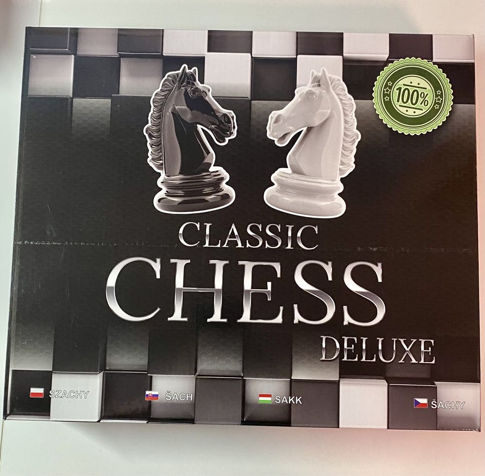 Classic CHESS Deluxe Szachy | Idealne na prezent