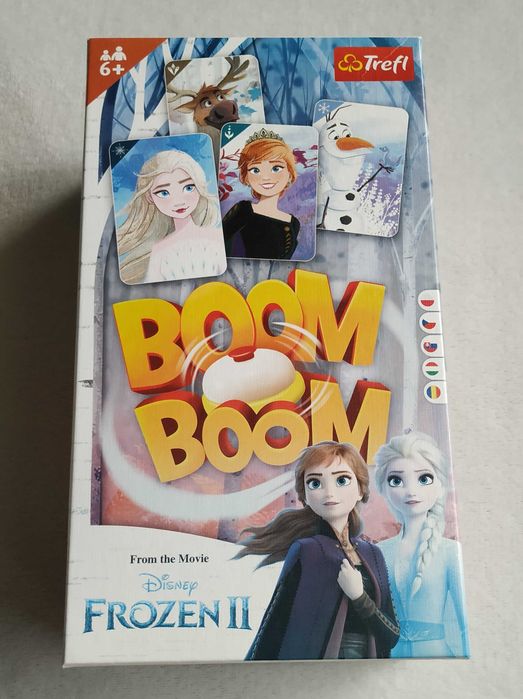 Gra dynamiczna rodzinna Boom Boom Frozen II Kraina lodu TREFL