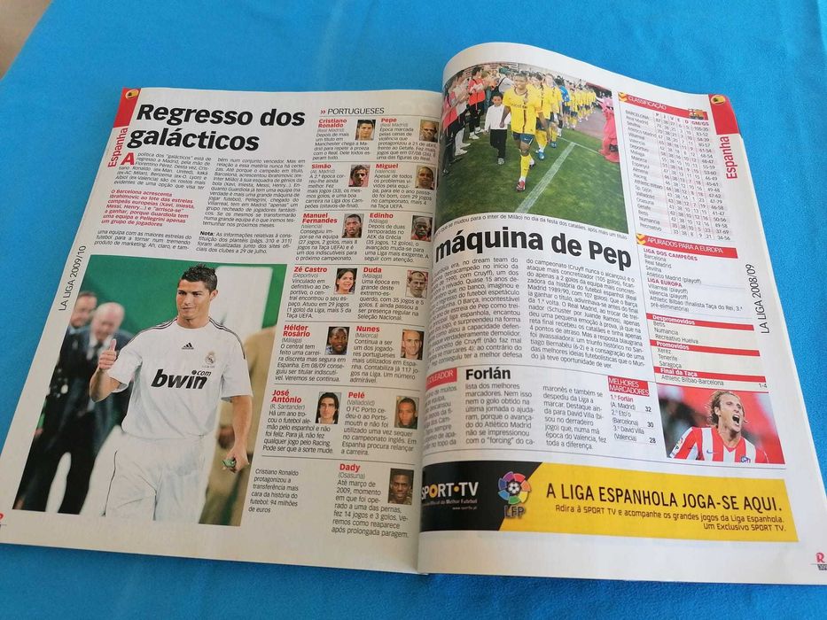 Revista Record Guia de futebol época 2009/10