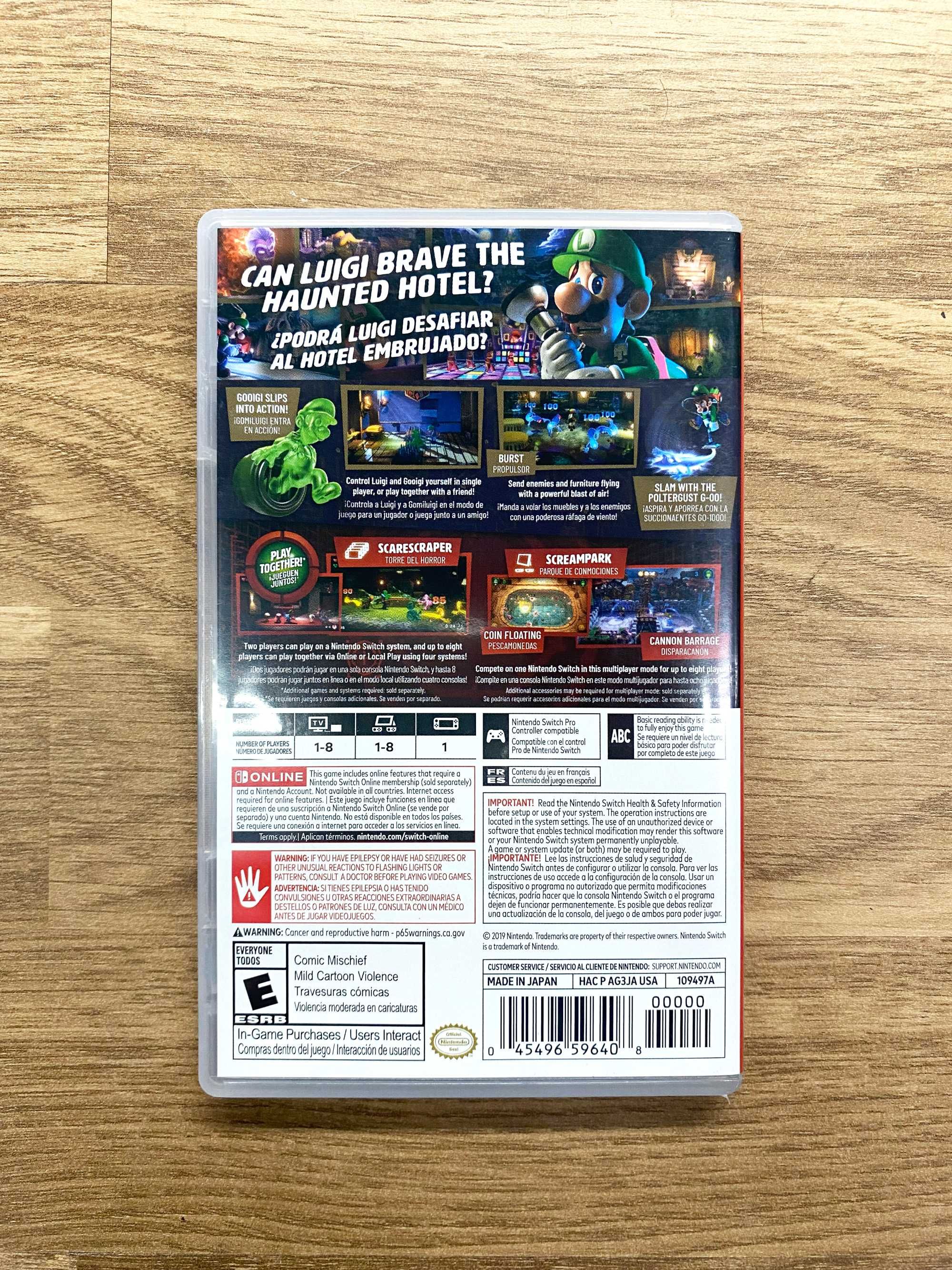Jogo Nintendo Switch Luigi's Mansion 3