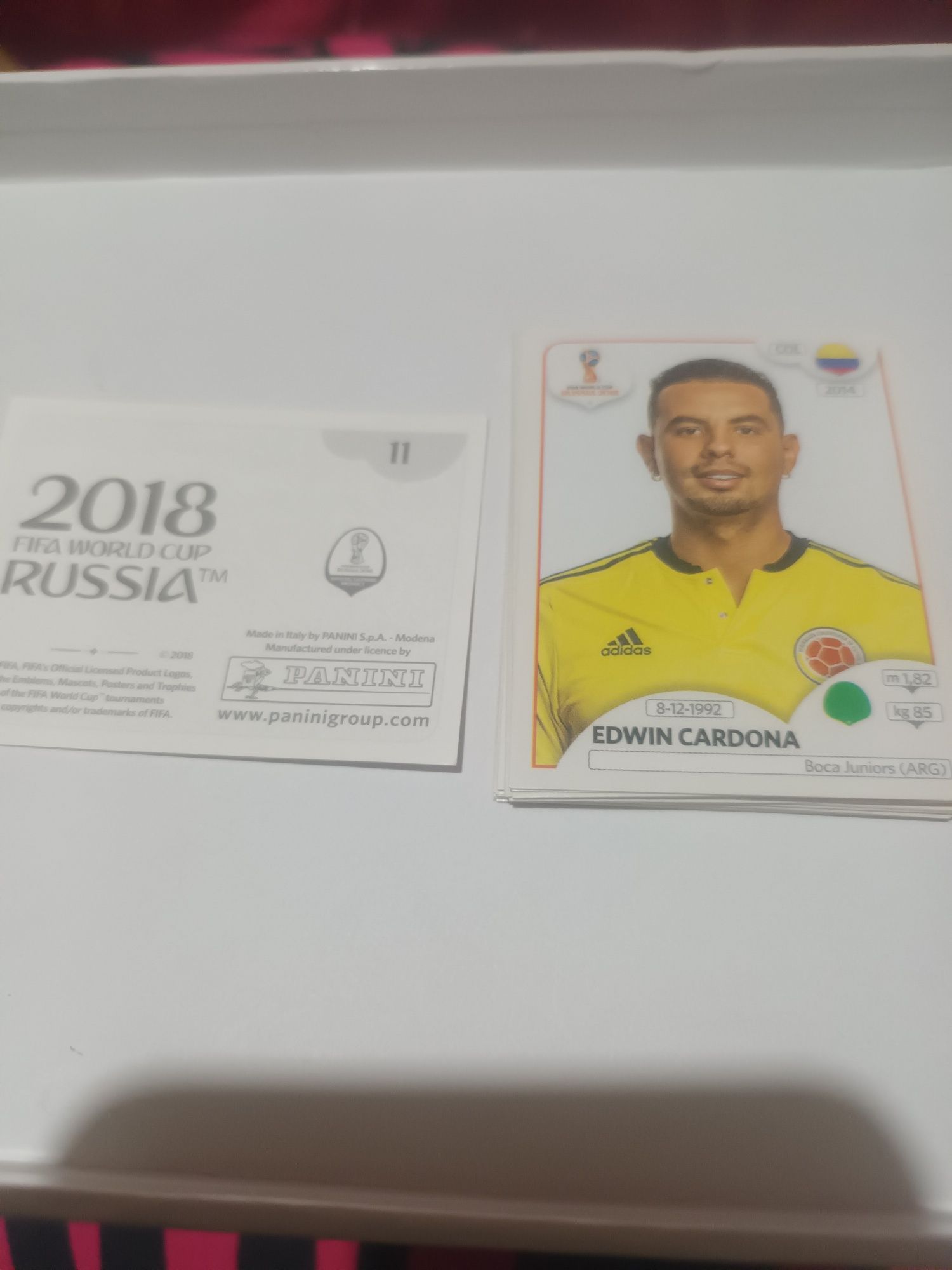 Cromos do mundial 2018 na Rússia