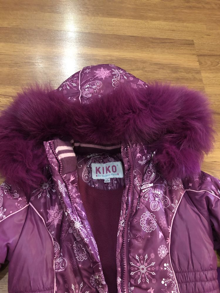 Зимнее пальто для девочки Kiko