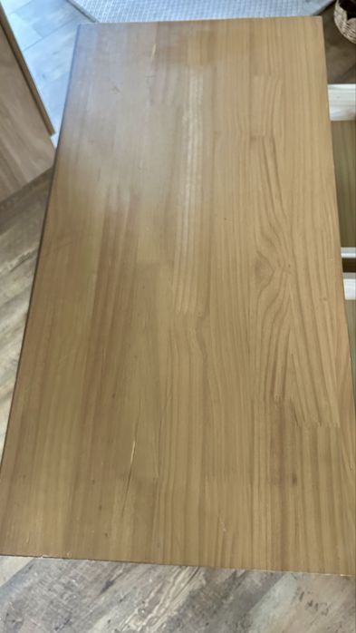 Stolik kawowy, miodowy brąz, 100x50x40 cm, lite drewno sosnowe