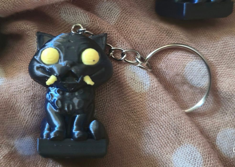Porta-chaves 3D Únicos – Criaturas e Gatos Místicos