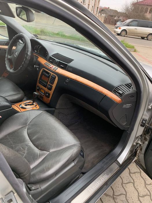 W220 3.2 автомат газ чорна шкіра