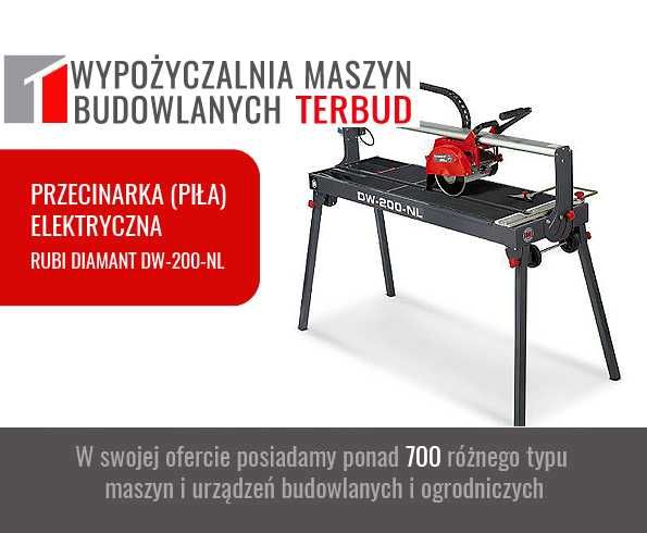 Piła, przecinarka elektryczna, cięcie ukośne. Ukosowanie płytek.