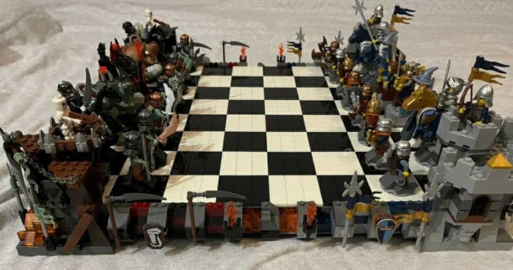 Rzadkość Lego 852293 CastleGiant Chess Set 2008 – Graal kolekcjonerów