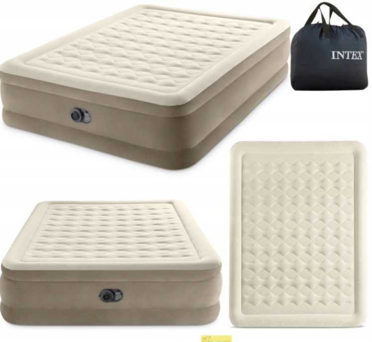 Materac Dmuchany Dwuosobowy z Pompką |INTEX 64428