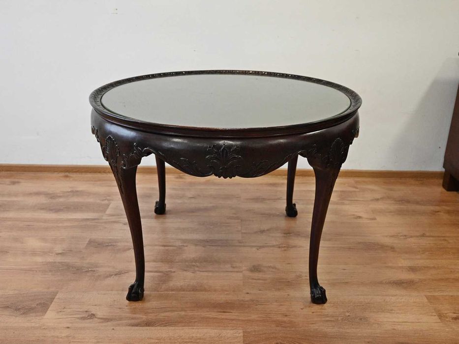 stylowy stół kawowy duży okrągły 091902