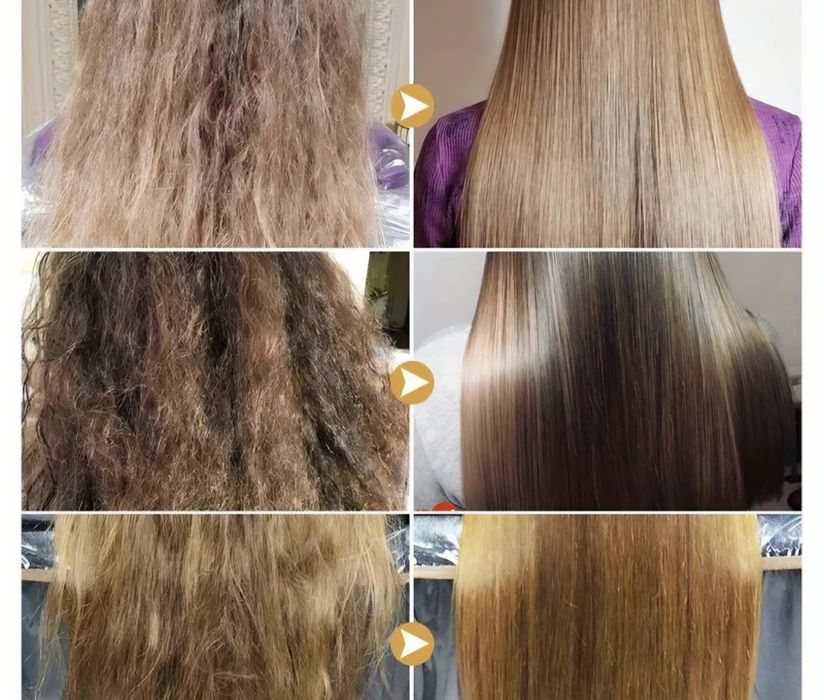 Duzy zestaw keratynowych masek do wlosow POLECAM