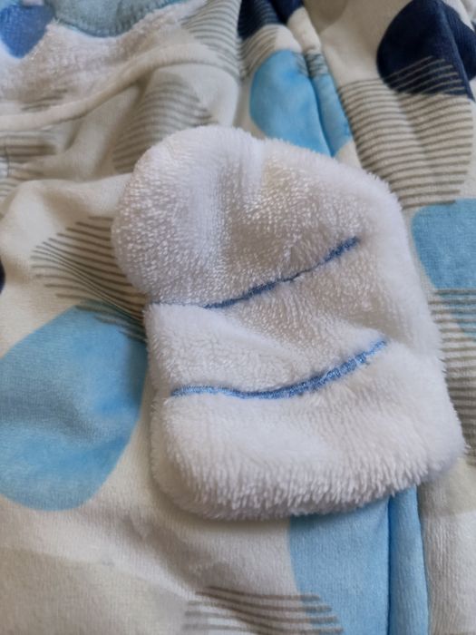 Kurtka kombinezon zimowy r. 80 ciepły zasówany zajączek