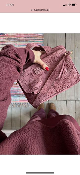 Nowa Torebka Zuzia Górska ACTI MINI Heather Roses