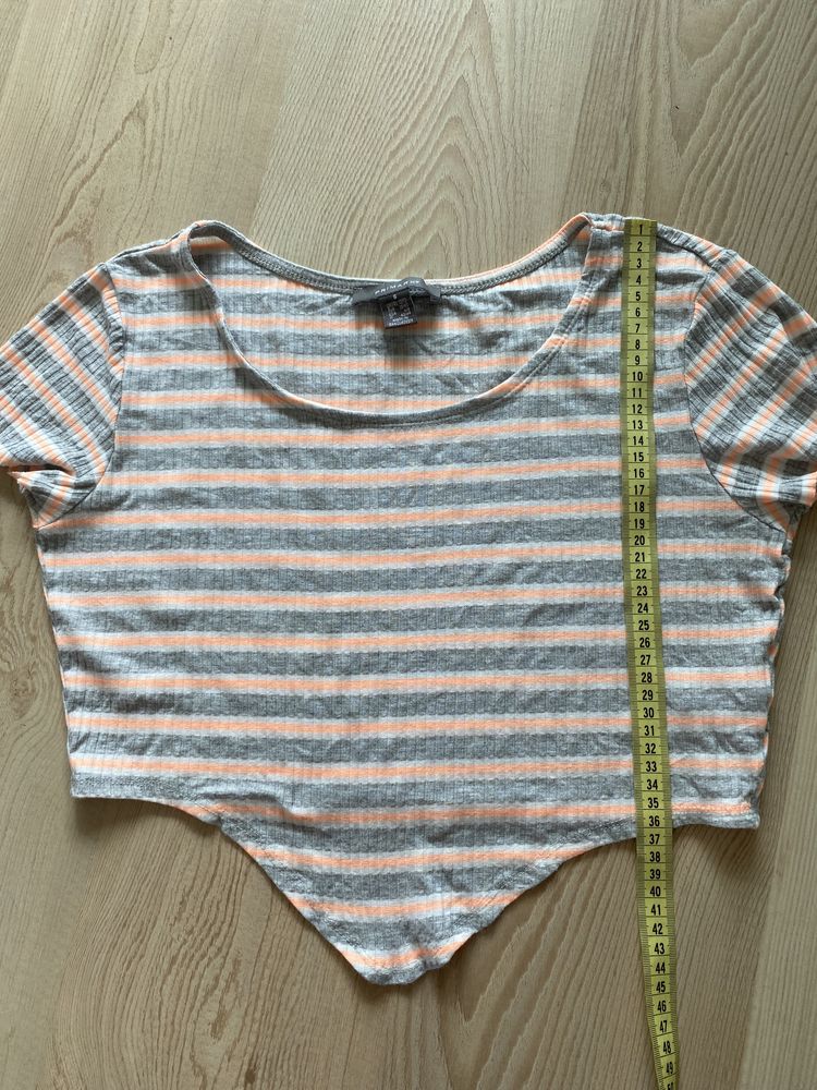 Crop top wiązany S