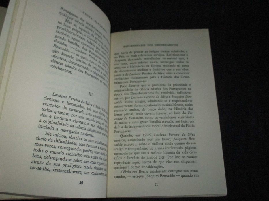 Livro Historiógrafos dos Descobrimentos Costa Brochado