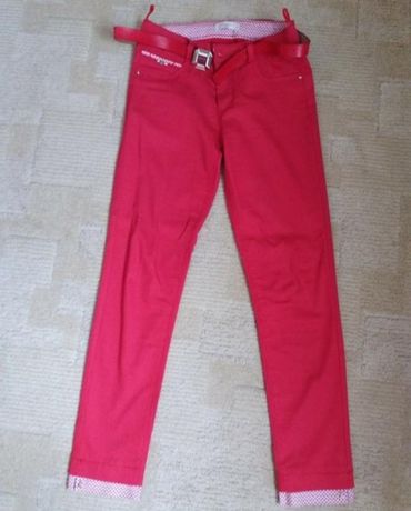 Женские классические красные брюки