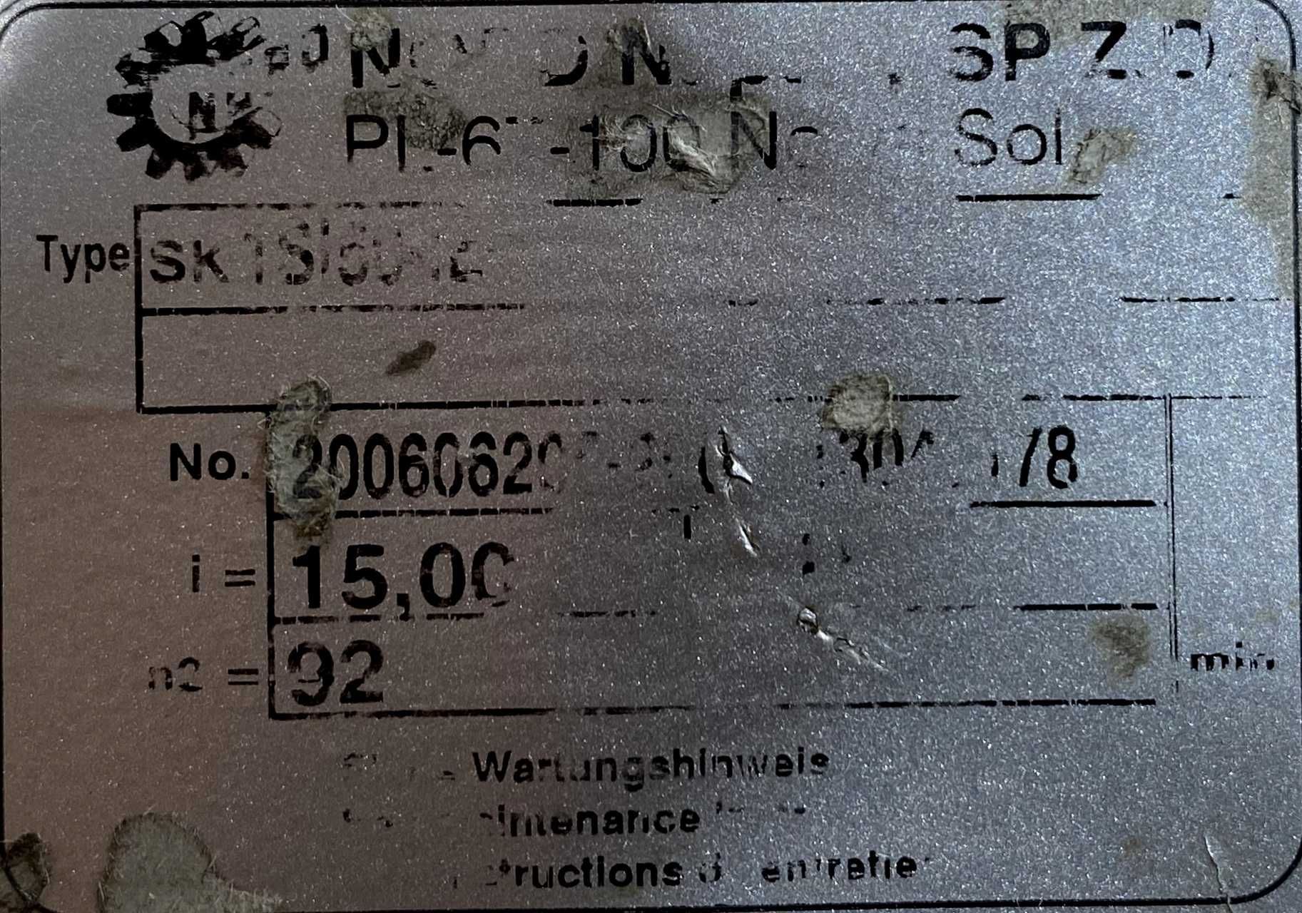 motoreduktor / przekładnia 0,55kW 92obr. 3fazowy NORD