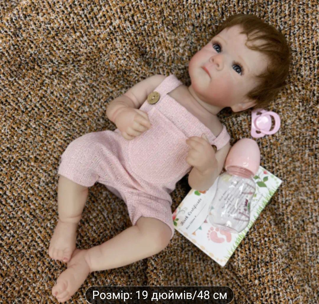 28) Кукла Реборн Princess Betty Premium 3D,50см винил