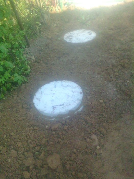 ЗБ кільця Маніпулятор Септик Каналізація Вигрібна яма Копка траншей