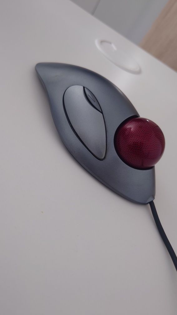 Trackball Logitech Marble TrackMan mysz komputerowa z kulką USB