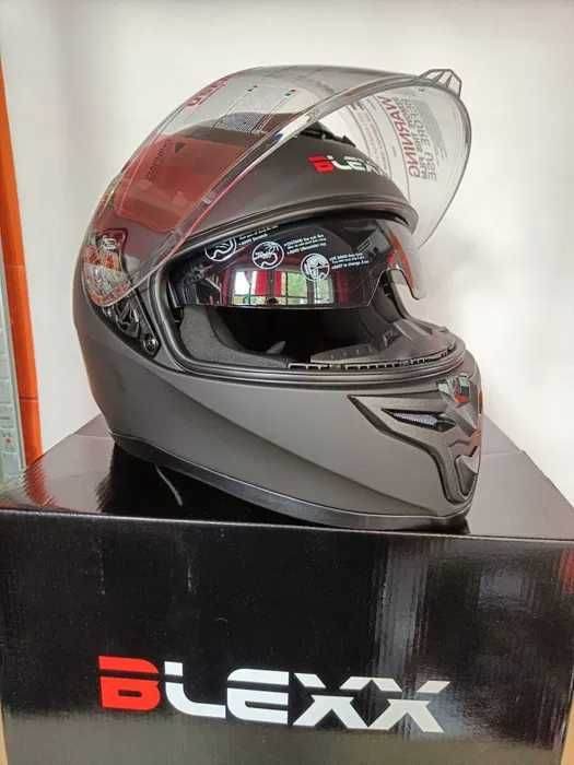Kask Zamknięty BLENDA BLEXX czarny mat Homologacja rozmiar XXL