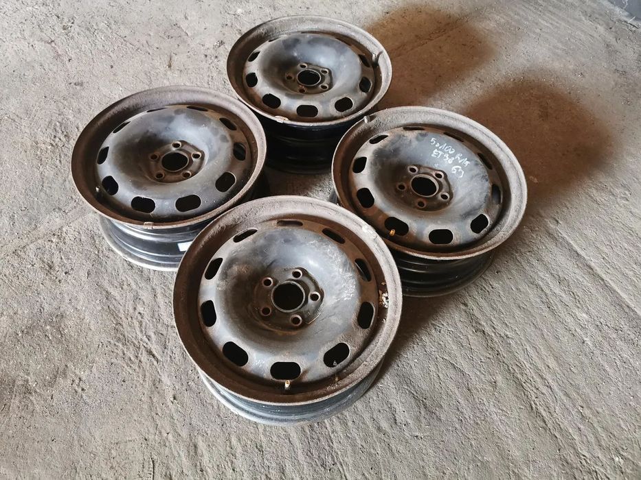 4X FEGLI FELGA STALOWE 5X100 R15 ET38 6J KOMPLET WYSYŁKA