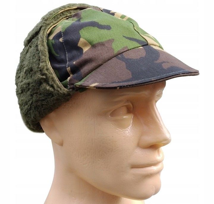 oryginalna czapka wojskowa uszatka HOLENDERSKA 62